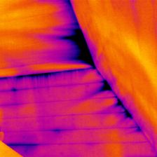 Thermographische Aufnahmen von Luftleckagen